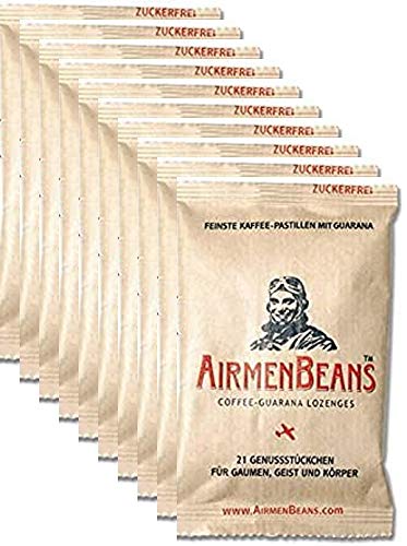 Airmen Beans 10x Kaffee Pastillen Guarana 210 St by AirmenBeans von Airmen Beans