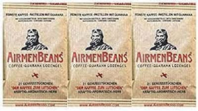 AirmenBeans Airmen Beans Kaffee Pastillen mit Guarana 63 Stück, 3xDE1001 by AirmenBeans von Airmen Beans