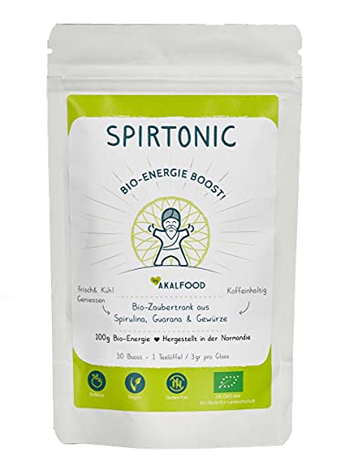 Akal Food Getränkepulver mit Spirulina Algen (100 g, Energie Getränkepulver) von Akal Food