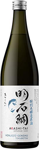 Akashi Tai Sake Brewery Honjozo Genshu Tokubetsu 19% vol, 720ml von Akashi Sake Brewery