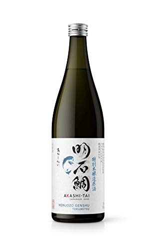 Akashi Sake Brewery Honjozo Genshu Tokubetsu NV 0.72 L Flasche von Akashi Sake Brewery