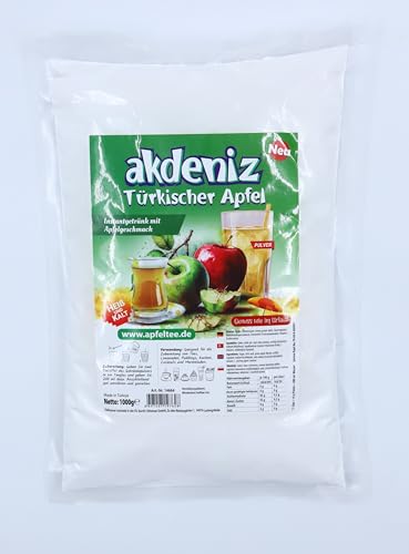 Akdeniz Türkisches Instantgetränk mit Apfel Geschmack 1KG von Akdeniz