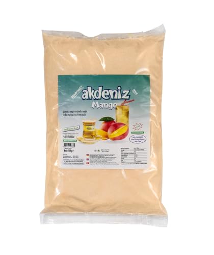 Akdeniz Türkisches Instantgetränk mit verschiedenen Geschmäcker 1KG (Mango) von Akdeniz