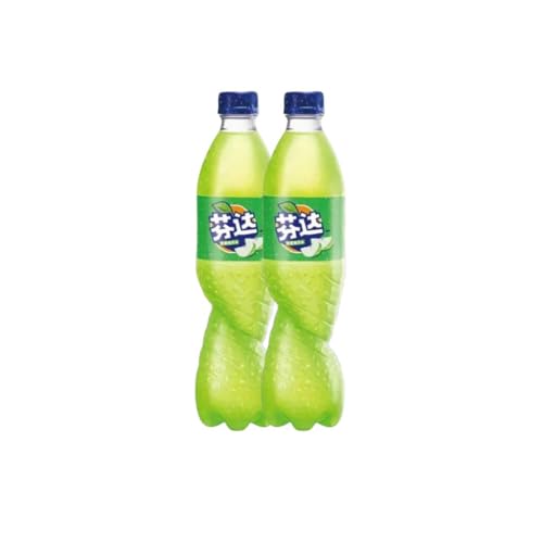 Fanta Green Apple 500ml (China) 2er-Pack inkl. Pfand Erfrischend Apfelgeschmack von Al Duchan