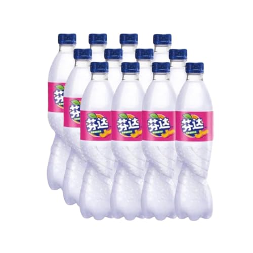 Fanta Peach 500ml (China) 12er-Pack inkl. Pfand Erfrischender Pfirsichgeschmack von Al Duchan