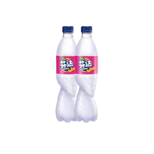 Fanta Peach 500ml (China) 2er-Pack inkl. Pfand Erfrischender Pfirsichgeschmack von Al Duchan