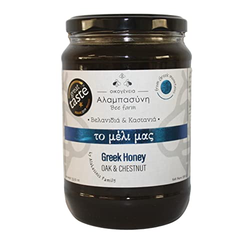 Alabasinis Greek Oak and Chestnut Honey 950gr von Alambasini family Bee Farm