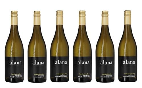 6x 0,75l - 2023er - Alana Estate - Sauvignon Blanc - Martinborough - Neuseeland - Weißwein trocken von Alana Estate