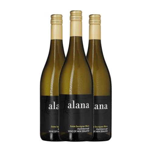 Alana Estate Sauvignon Weiß Martinborough 75 cl Weißwein (Karton mit 3 Flaschen von 75 cl) von Alana Estate