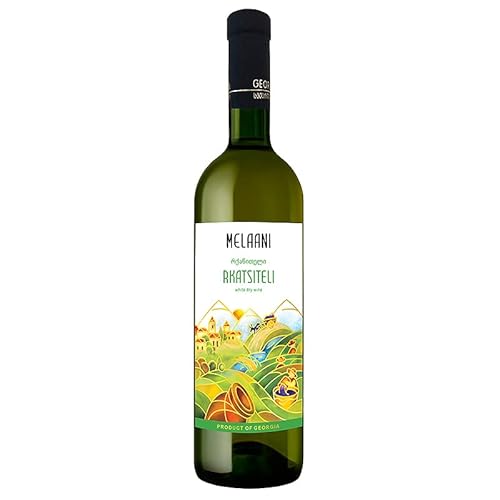 Georgischer Wein, Rkatsiteli, Weisswein Trocken 2019, Melaani, Wein aus Georgien von Alazani LTD
