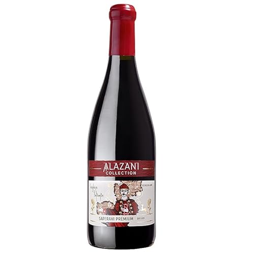 Georgischer Wein, Saperavi Premium 2018 Rotwein Trocken, Alazani Winery, Wein aus Georgien von Alazani LTD