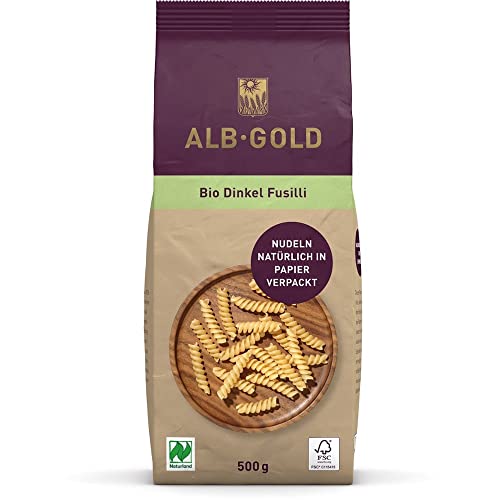 Alb-Gold - Dinkel Fusilli bio - 0,5 kg - 8er Pack von Alb Gold