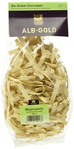 Alb-Gold Dinkel-Walznudel 8 mm (1 x 250 g Packung) von Alb Gold