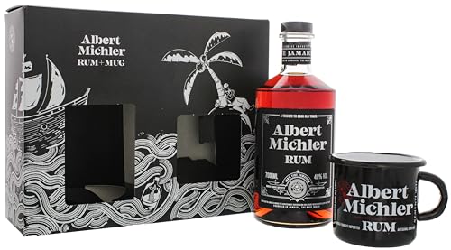 Albert Michler Jamaican Artisanal Dark Rum 40% Vol. 0,7 Liter im GP mit Tin CUP von Albert Michler