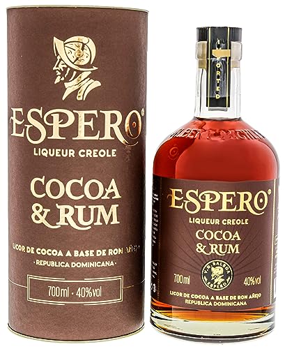 Espero Liqueur Creole I Cocoa & Rum I 700 ml Flasche I 40% Volume I Kakao Rum-Likör der extra Klasse von Albert Michler