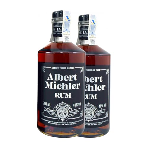 Rum Albert Michler. Fine Jamaican Rum 70 cl (Karton mit 2 Flaschen von 70 cl) von Albert Michler