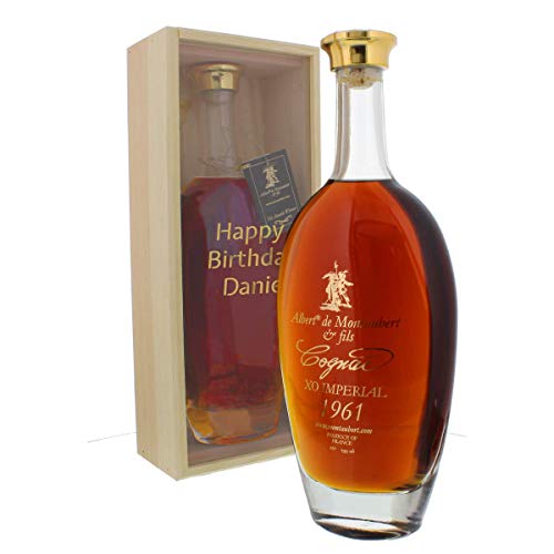 Cognac 1961- Jahrgangscognac Albert de Montaubert 1961 mit individueller Personalisierung von Albert de Montaubert