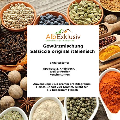 Gewürzmischung Salsiccia original italienisches Rezept. Deutsche Handarbeit. von Albexklusiv
