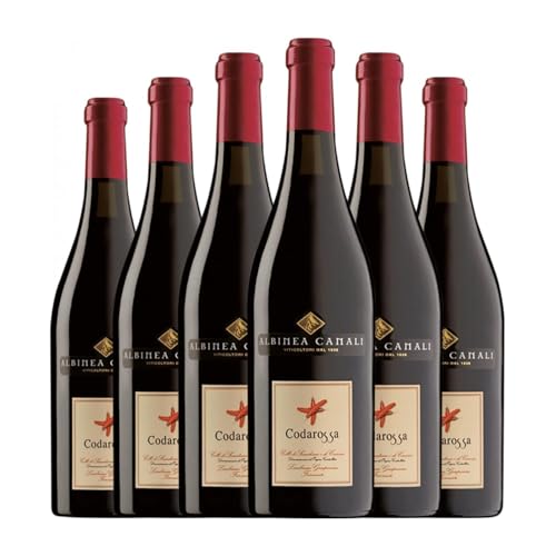 Albinea Canali. Codarossa Lambrusco Grasparossa Emilia Romagna 75 cl Rotwein (Karton mit 6 Flaschen von 75 cl) von Albinea Canali