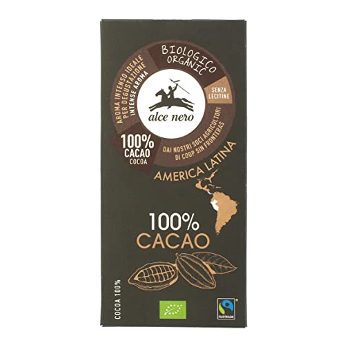 Cioccolato 100% cacao 50 g BIO von Alce Nero