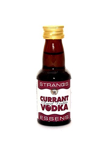 Essenz für Wodka - Currant Vodka 25ml - Strands (Alkoholfrei) | Aroma für Wodka | Geschmack für Wodka | Wodka-Geschmack von AlcoFermBrew