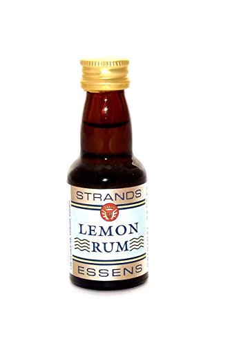 Essenz für Wodka - Lemon Rum 25ml - Strands (Alkoholfrei) | Aroma für Wodka | Geschmack für Wodka | Wodka-Geschmack von AlcoFermBrew