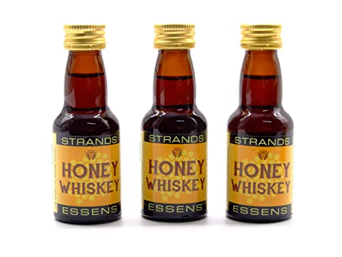 Honey Whisky 3x25 ml – alkoholfreier | Essenz für Wodka | Aroma für Kuchen von AlcoFermBrew