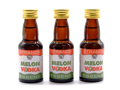 Melon Vodka 3x25 ml – alkoholfreier | Essenz für Wodka | Aroma für Kuchen von AlcoFermBrew