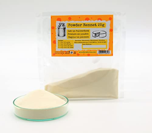 Mikrobielles Lab Pulver 25g - Käse Lab, Natur Lab von AlcoFermBrew