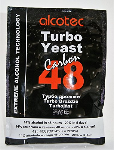 Turbohefe - Acotec Turbo 48-175g | Destillieren Hefe | Hefe für Maische | Hefe für die Gärung | Wodka-Hefe von Alcotec