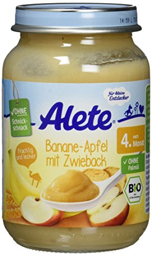 Alete Banane-Apfel mit Zwieback, 190 g von Alete