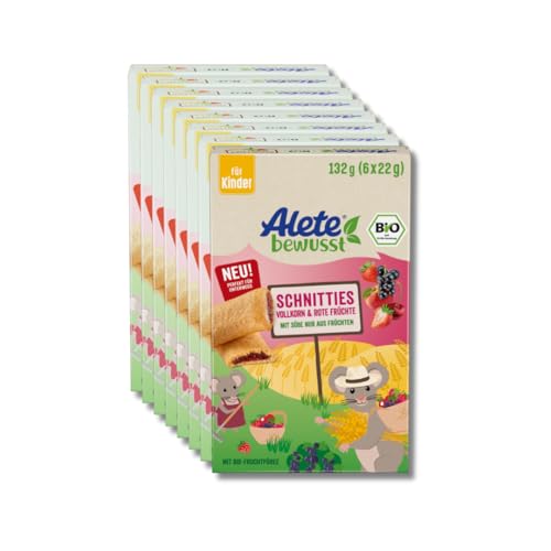 Alete Bio Schnitties Vollkorn Und Rote Früchte 8 x 132 g von Alete