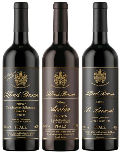 Probierpaket „exklusive Rotweine aus der Pfalz" | Weinhaus ALFRED BRAUN von Alfred Braun