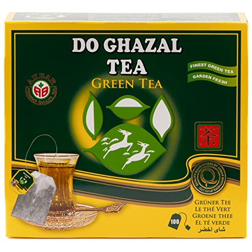 Alghazaleen Tea- Grüner Beutel-Tee 100 x 2 Gramm von Alghazaleen