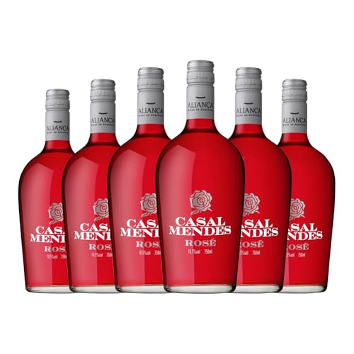 Alianca Vinhos Casal Mendes Rosé Baga Setúbal 75 cl Rosé-Wein (Karton mit 6 Flaschen von 75 cl) von Alianca Vinhos Portugal