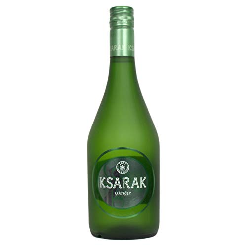 Ksara - Original libanesischer Arak, Anisschnaps 53% Vol. - Arrak in edler 0,7 Liter Glasflasche von Alibabashop