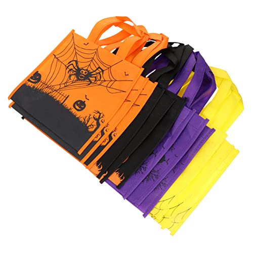 Alipis 12st Halloween-einkaufstasche Halloween-süßigkeitstüten Geschenktüte Einschulung Geschenktüten Halloween-goodie-bags Süßigkeitentasche Vlies Keks Aufbewahrungstasche von Alipis