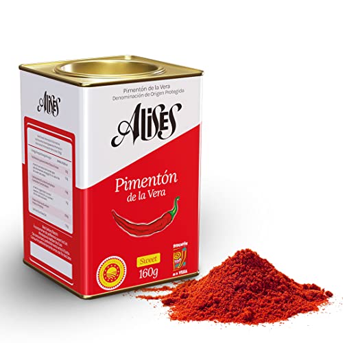 Alises Geräucherter Paprika (süß) 160g D.O.P. – Pimentón de la Vera - Spanischer Paprikapulver von Alises