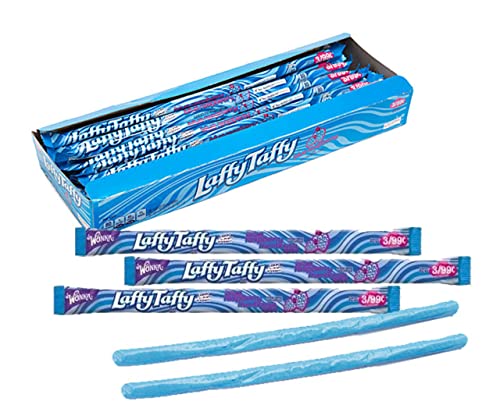 Laffy Taffy Blue Himbeer-Seil, 24 Stück von All City Candy