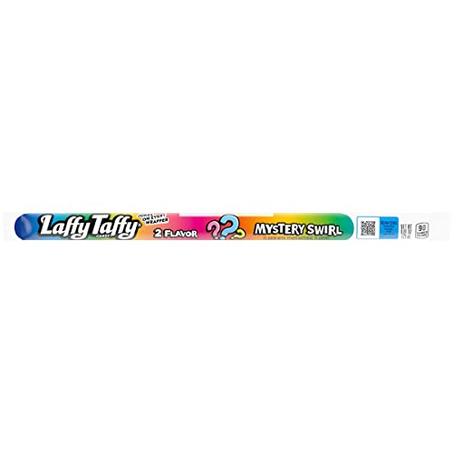 Laffy Taffy Mystery Swirl Seil mit 2 Geschmacksrichtungen, 2,3 l, 24 Stück von All City Candy