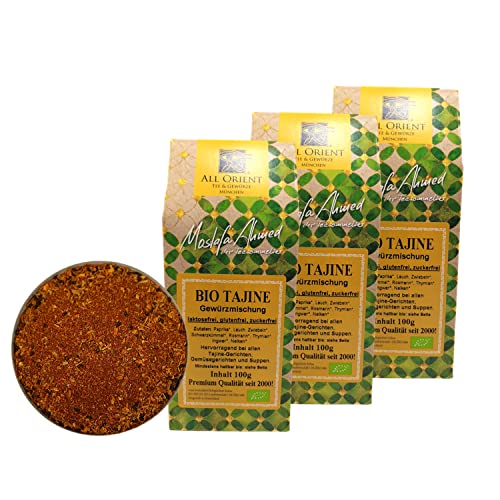 3x 100g BIO Tajine von All Orient Tee & Gewürze München