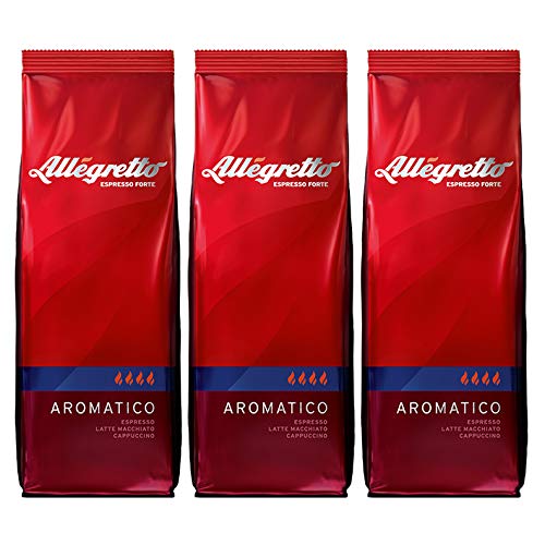 Allegretto Aromatico, 500g, ganze Bohne, 3er Pack von Allegretto