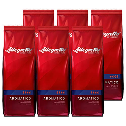 Allegretto Aromatico, 500g, ganze Bohne, 6er Pack von Allegretto