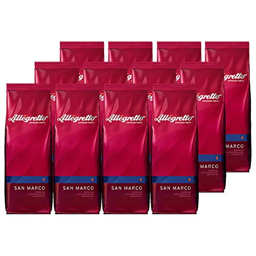 Allegretto San Marco, 500g, ganze Bohne, 12er Pack von Allegretto