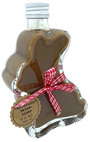 Beschwipster Osterhase - Cappuccino-Sahne-Likör (17% Vol.) - Geschenkidee zu Ostern - Ostergeschenk von Allgäu-Brennerei Werkstatt des puren Genusses