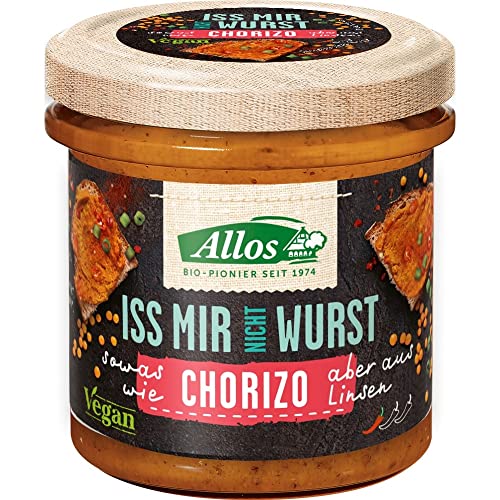 ALLOS Iss mir nicht Wurst, vegane Chorizo, 135g (12er Pack) von Allos