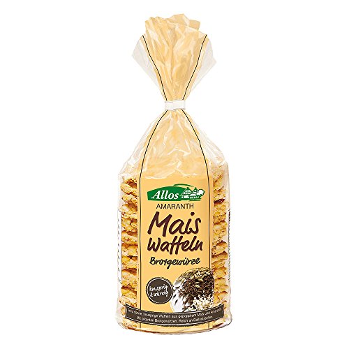 Allos Bio Amaranth Mais Waffeln Brotgewürz 100 gr von Allos