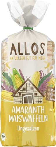 Allos Bio Amaranth Maiswaffeln Ungesalzen (2 x 100 gr) von Allos