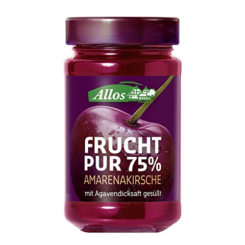 Allos Bio Frucht Pur 75% Amarenakirsche (1 x 250 gr) von Allos