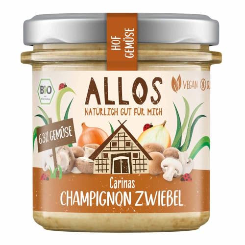 Allos Bio Hof Gemüse Carinas Champignon Zwiebel (6 x 135 gr) von Allos